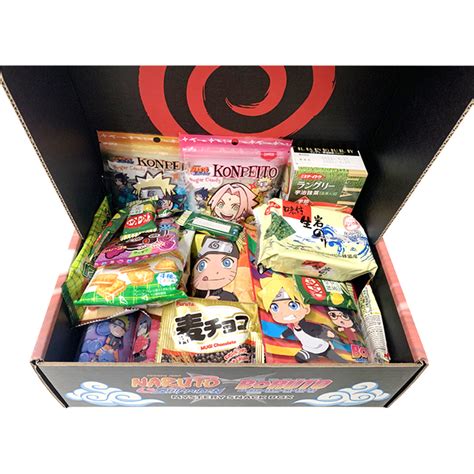 naruto mystery box metal|naruto mystery snack box.